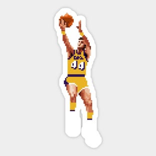 Jerry West Pixel Sticker